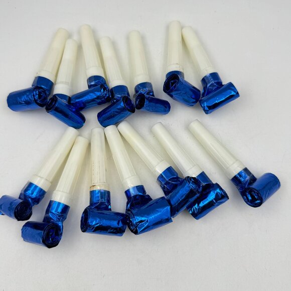 Happy New Year Party Blue Cone Hats ~ Noisemakers ~ Blowouts ~ Horns BUNDLE 56+ - Picture 4 of 7